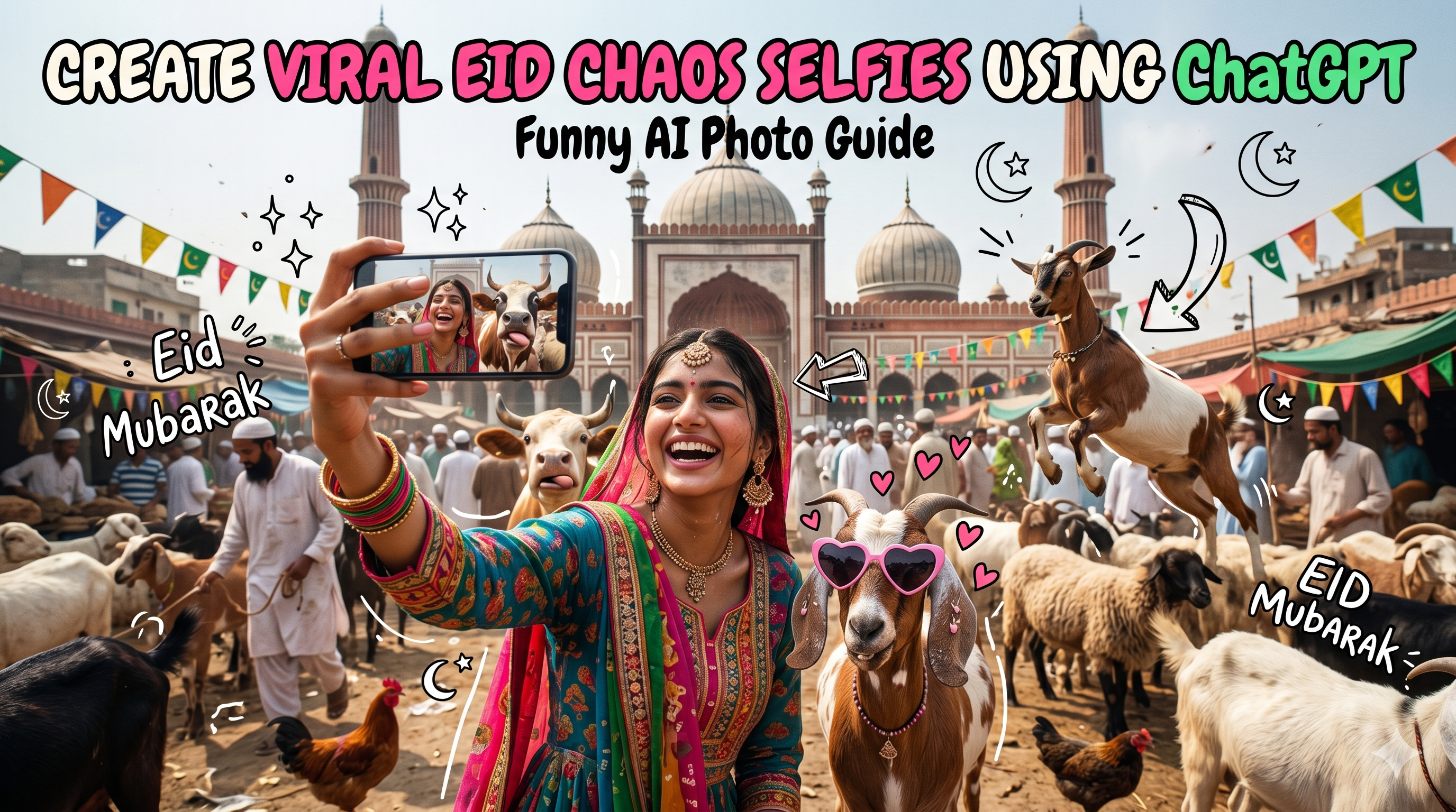 How to Create Viral Eid Chaos Selfies Using ChatGPT AI