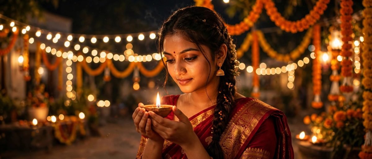 10 Best Diwali AI Photo Prompts for Girls (Saree, Diya & Festive Looks)