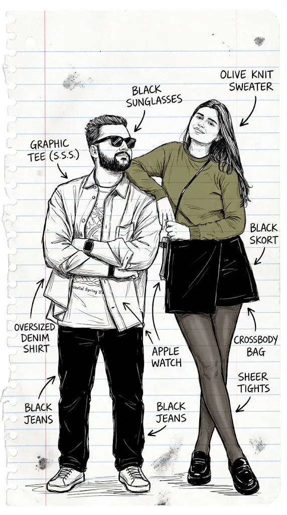 Fun OOTN Fashion Collage - Nano Banana Art