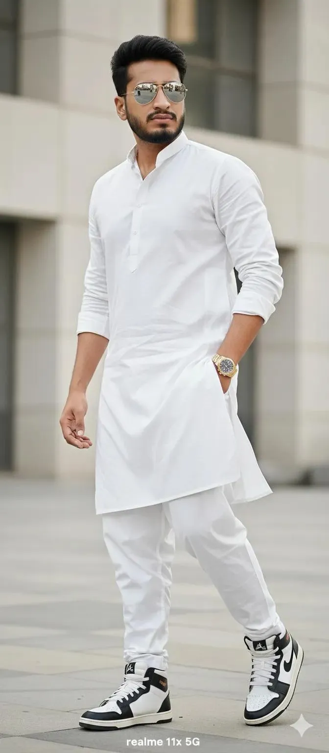 Ultra-Realistic Young Man Portrait in Modern Fashion