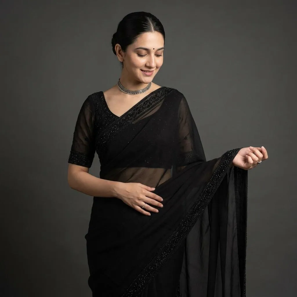 Indian Saree AI Prompt — Elegant Woman - nano banana prompt for gemini ai image generation