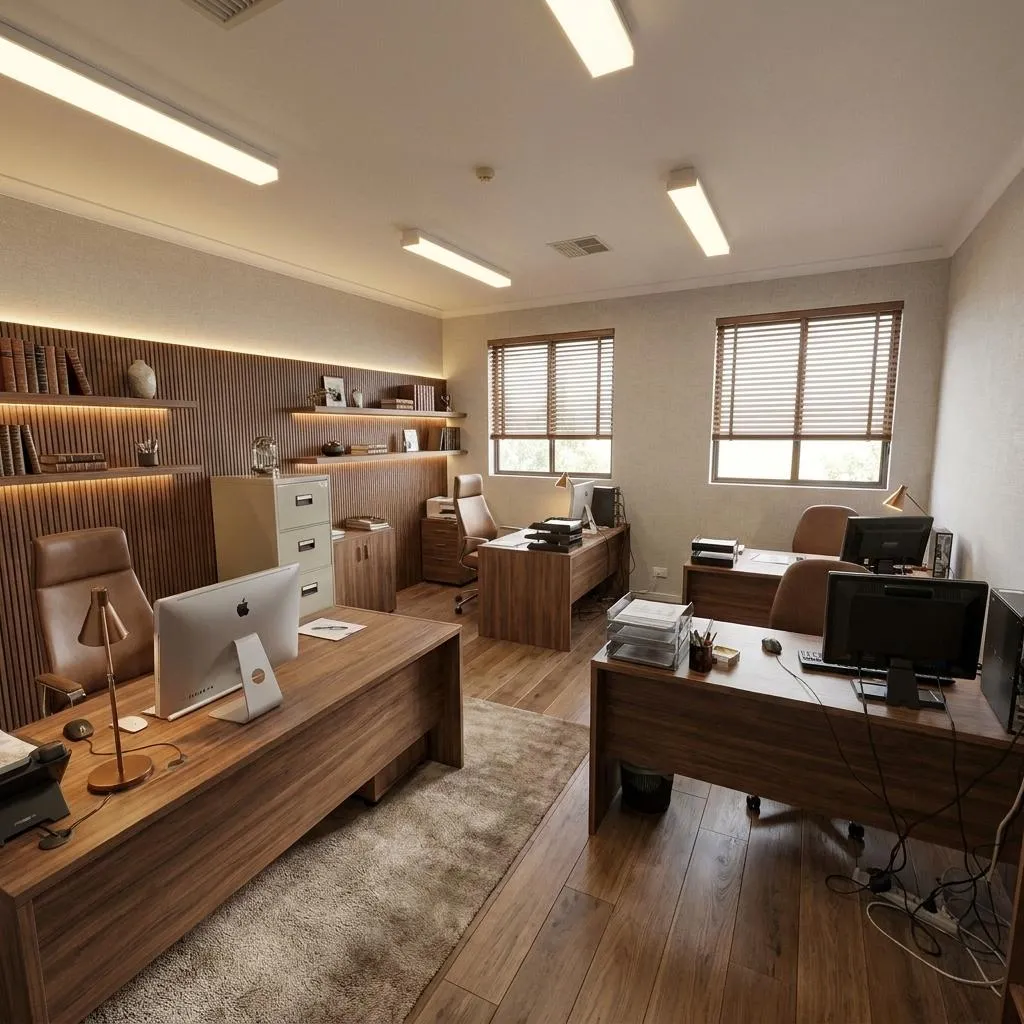 AI Office Redesign Prompt: Executive Workspace Transformation - Nano Banana AI image prompt