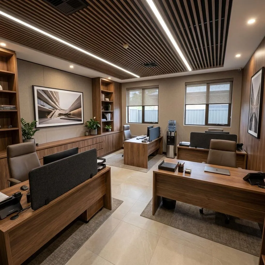 AI Interior Renovation Prompt for Modern Offices - Nano Banana AI image prompt