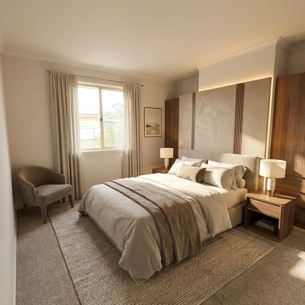 AI Bedroom Redesign Prompt: Luxury Boutique Hotel Style - Nano Banana AI image prompt