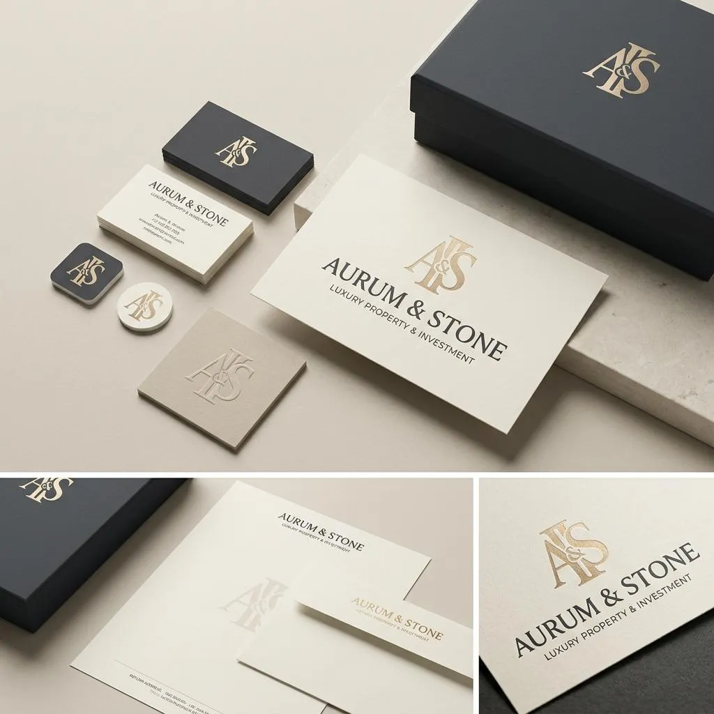 Premium Luxury Brand Identity Prompt — AI generated image