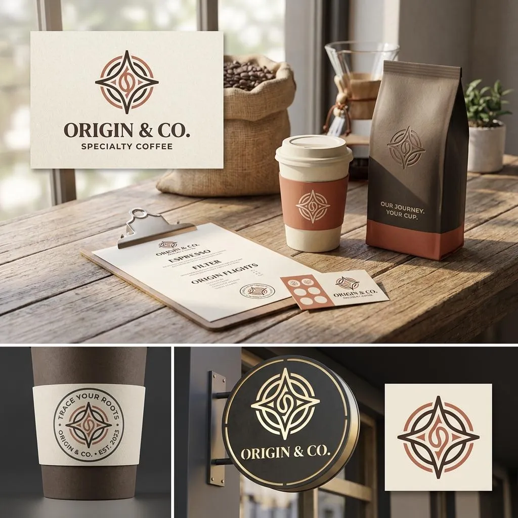 ChatGPT Brand Identity Prompt for Specialty Coffee — AI generated image