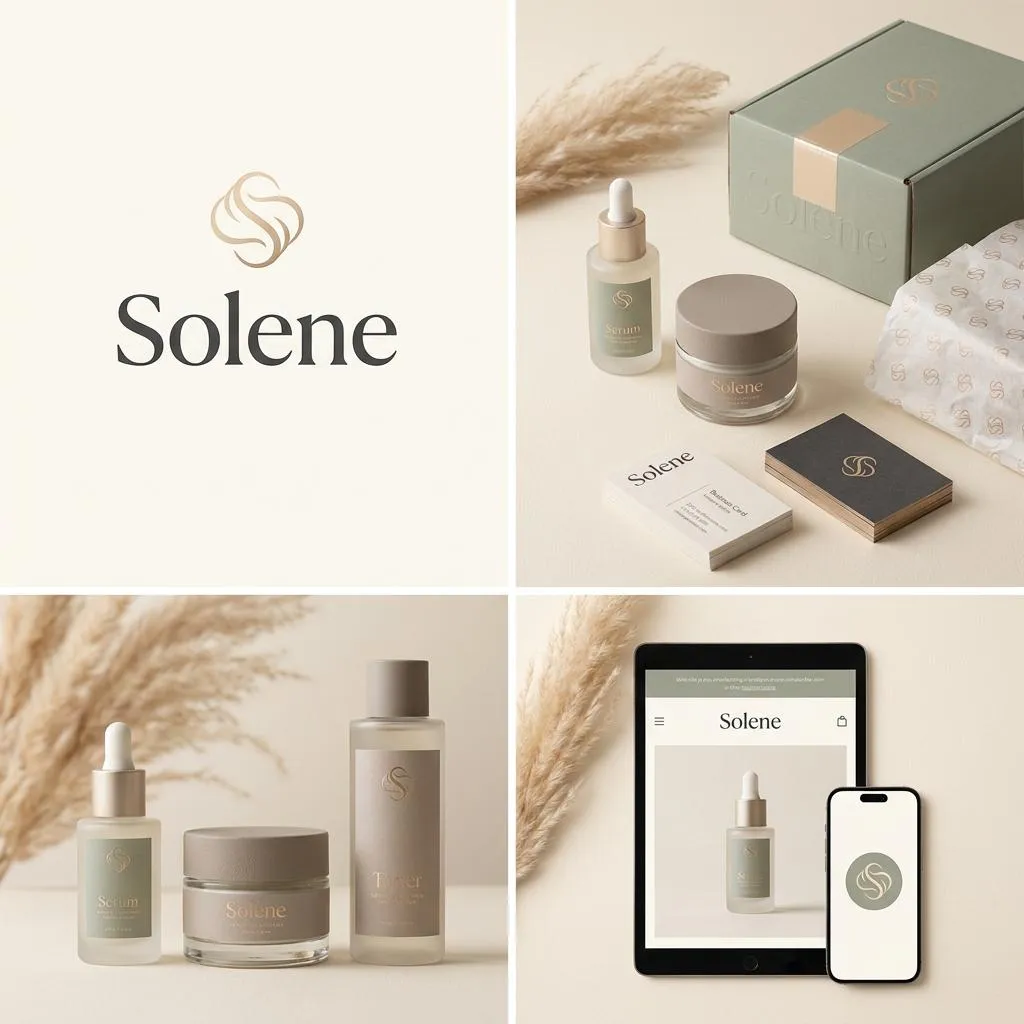 Luxury Skincare Brand Identity Prompt