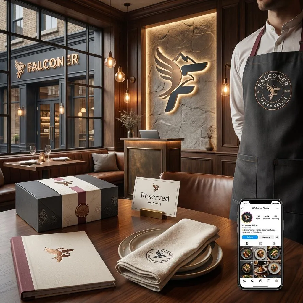 Sophisticated Restaurant Brand Identity Prompt