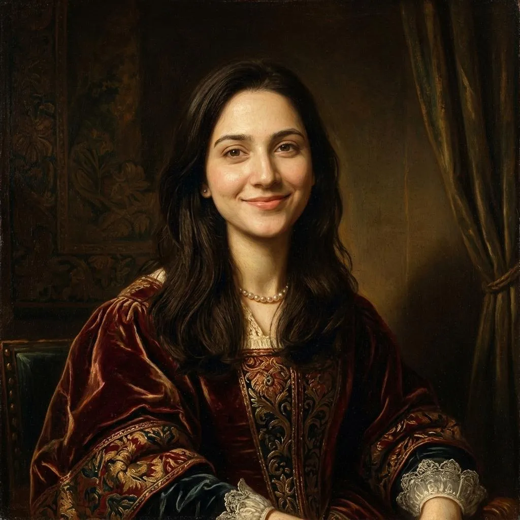 Renaissance Oil Painting Photo Editing Prompt AI image editing prompt result