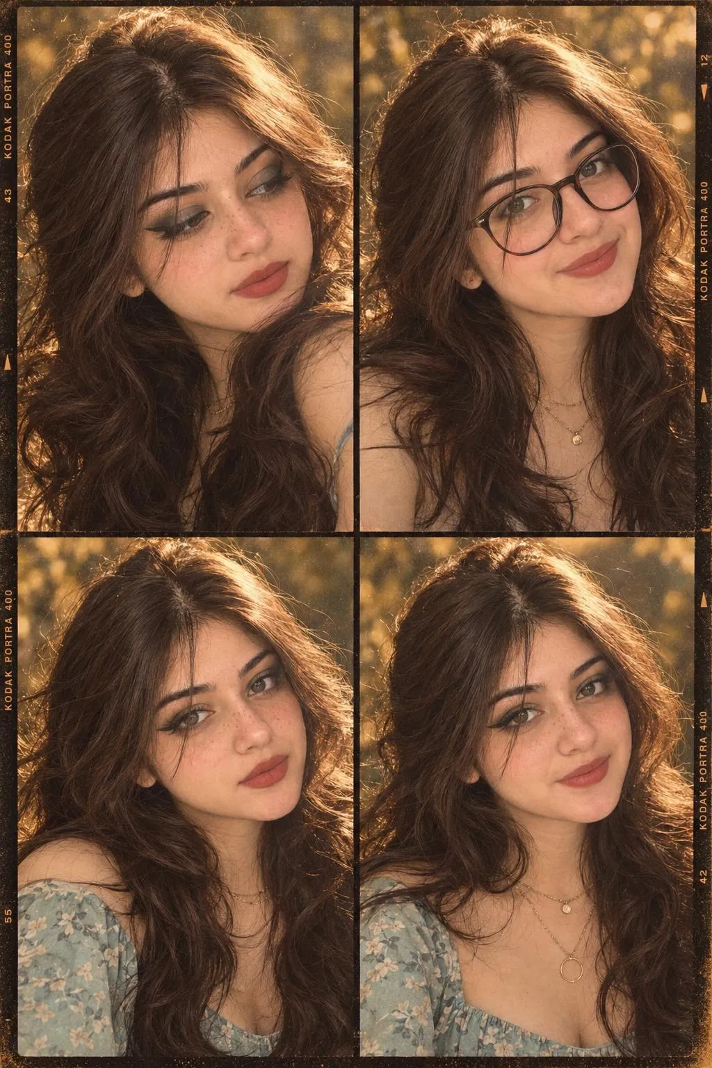 Vintage 90s Retro Glamour Portrait Prompt AI image editing prompt result